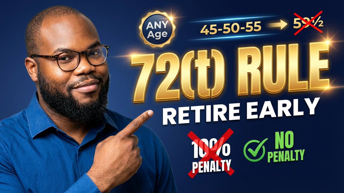 FreelancersWBP's tweet image. 💰 Want to retire in your 40s or 50s? The 72(t) rule lets you access your retirement accounts penalty-free at ANY age.

Check youtu.be/NAUx_o9aiUM?si…
#72tRule #SEPP #EarlyRetirement #FIRE #RetirementWithdrawals #RetireEarly #FinancialIndependence #FreelancerRetirement