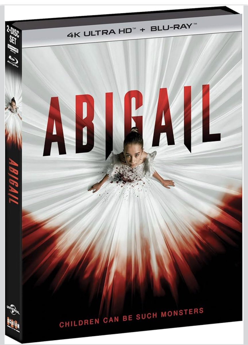 dawnofthediscs's tweet image. Abigail (2024) 4K Ultra HD is down to $14.99 on Amazon 

Order: amzn.to/4kGFiDo

#ScreamFactory #Bluray #physicalmedia  
#Horror #HorrorCommunity #FilmCommunity #4K #4KBluray #4KUltraHD 
#DVD #physicalmedia #FilmstaGram #physicalmediaforever #bluraycollector