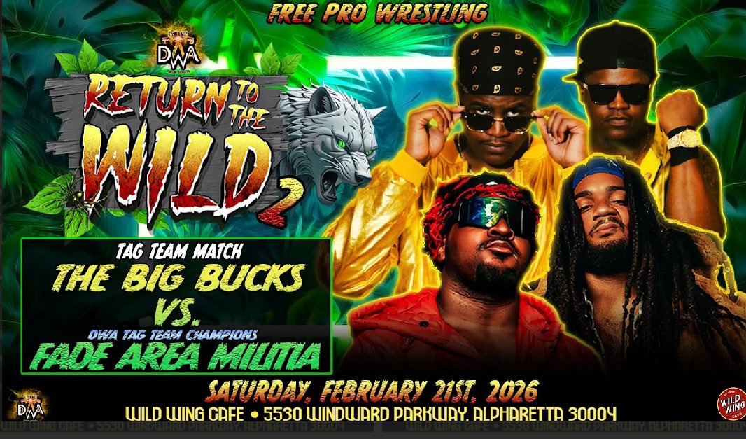Pop out if you in Alpharetta Saturday, 

It’s a big day for the big bucks, but just another day at the office for <a href="/Jaytyler5200/">King Fade</a> and I defending our tag team championships, YES LAWD!