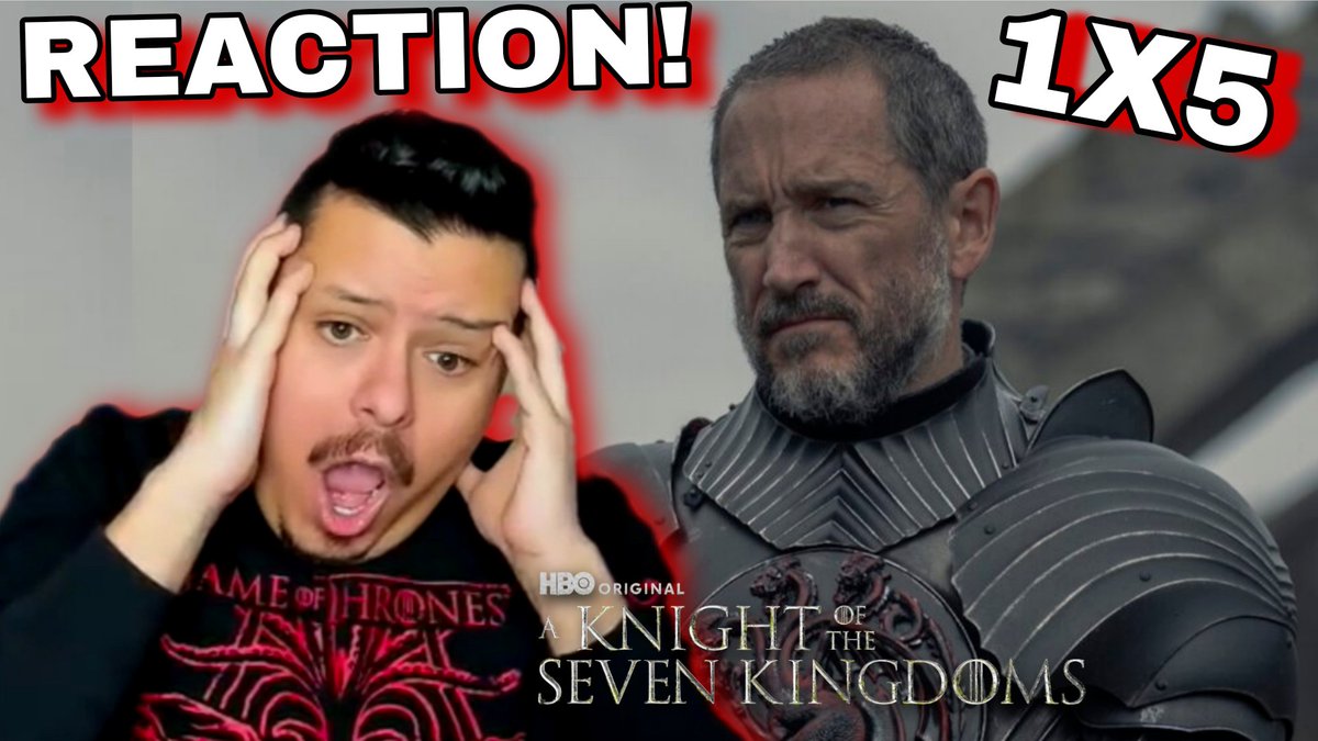 ChillyBoyYT's tweet image. Well it wouldn't be a story from Westeros without trauma. And this week we got TRAUMA in A Knight of the Seven Kingdoms! 

Check out my reaction and let's discuss S1 Ep5! #AKOTSK #Reaction #AKnightOfTheSevenKingdoms

youtu.be/uMR3Z5W00MY