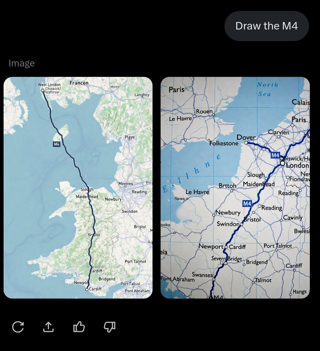 I don't know if groks got the hang of maps yet.