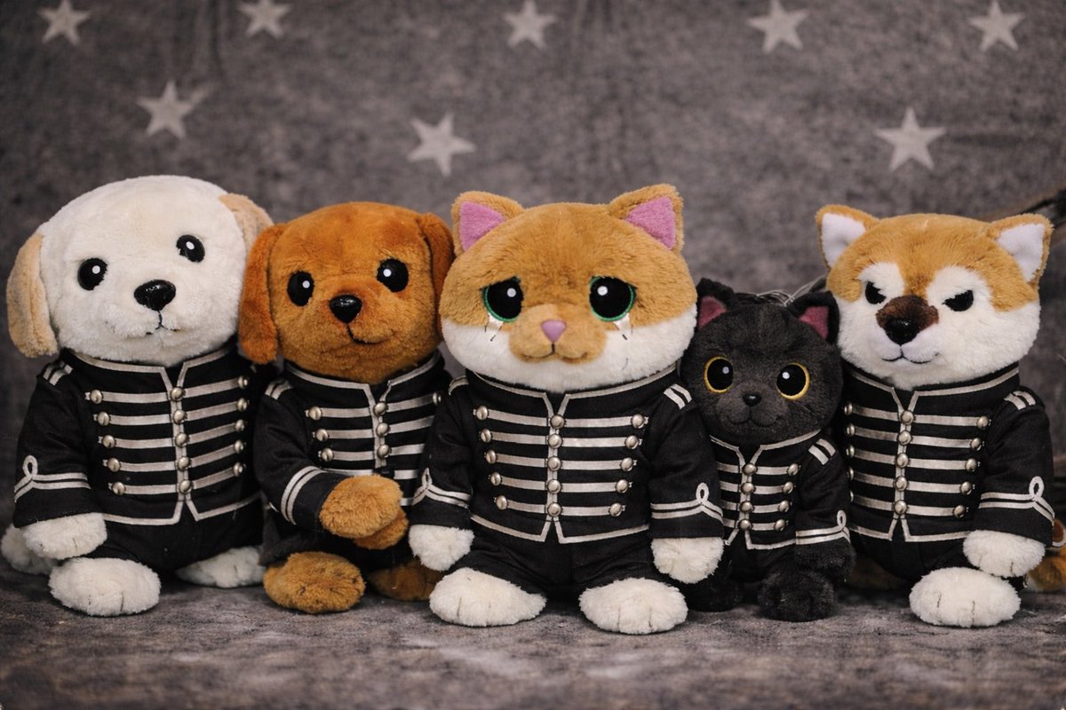 Porque nosotros también sentimos, andamos en la #depresiónpostconcierto con los Meow Chemical Roarmance (los envidiosos dirán que son peluchOXXOs)