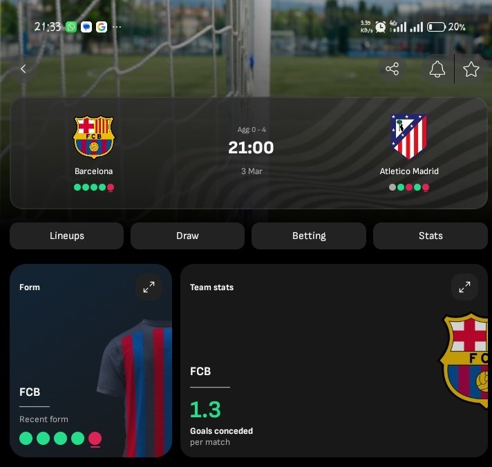 Diego Simeone go rather drink cement than make Barça comeback next month.