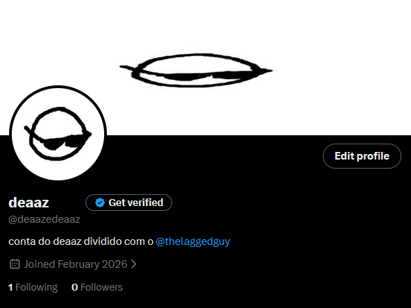 fiz um conta secundaria nova, eu vou deixar essa aqui só em inglês e pros meus jogo, essa nova eu só vou postar bobagem

valeu é nois, abraço pro <a href="/deaazedeaaz/">deaaz</a>