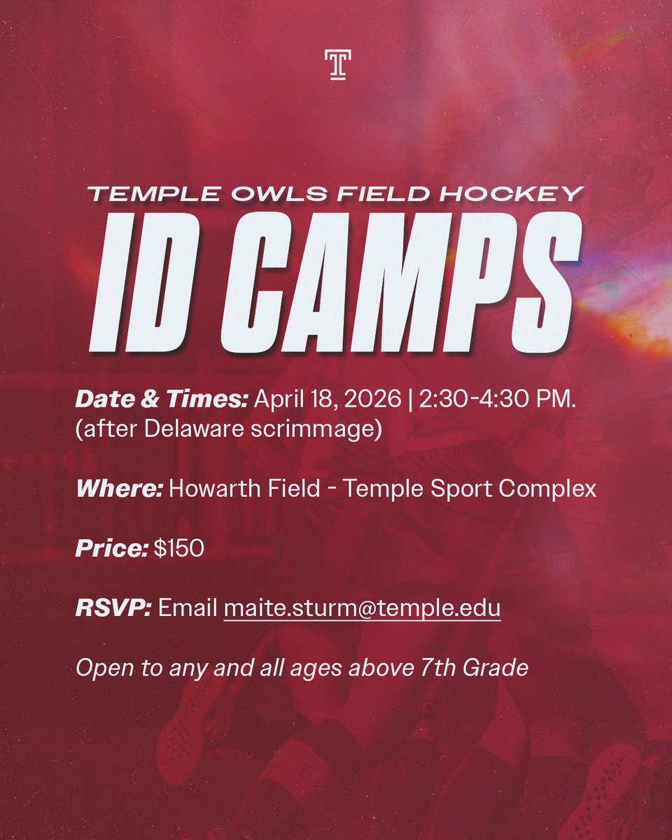 Temple Field Hockey tweet media