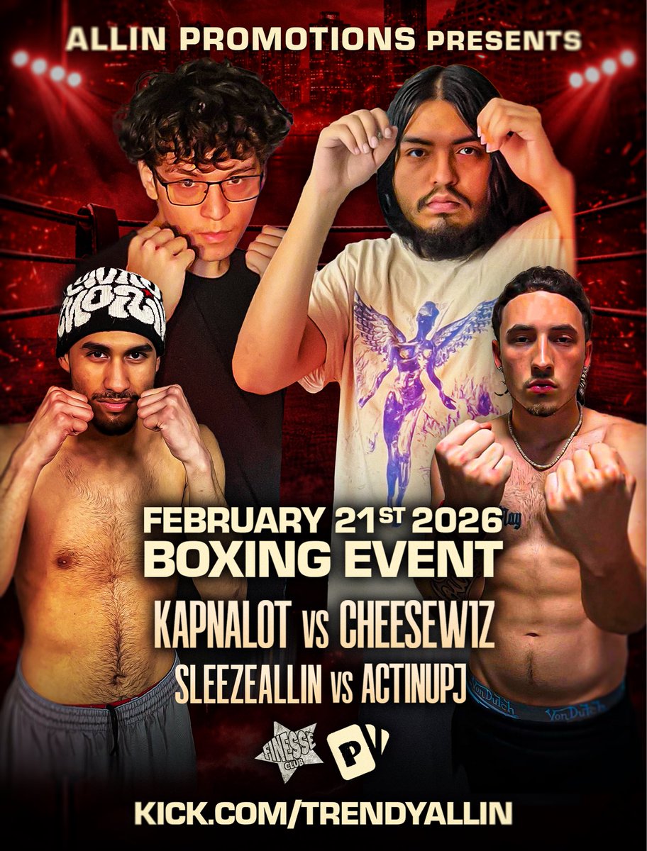 ALLin PROMOTIONS 2 
THIS SATURDAY !!!!!! 
WHO YOU GOT WINNING ???? 
LIKE + RT 
$250 ONE PERSON