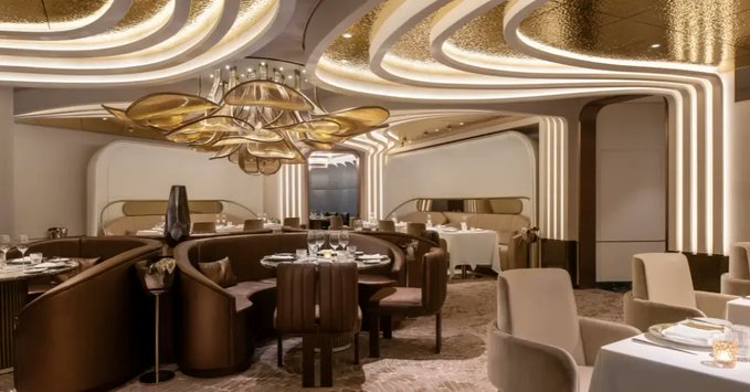 افتتاح مطعم حاصل على تصنيف خمس نجوم من مجلة فوربس على متن سفينة #مطاعم 