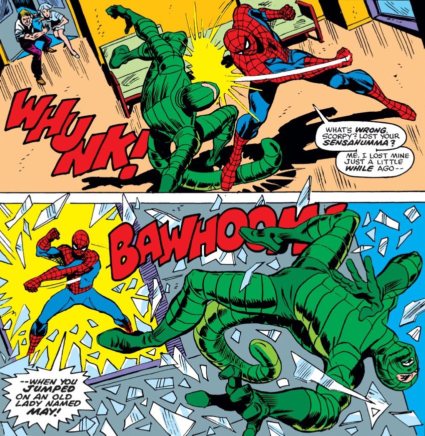 SpiderManComic_'s tweet photo. The Amazing Spider-Man #146
Spidey and Scorpion!
Artist Ross Andru https://t.co/xU0isB2rev