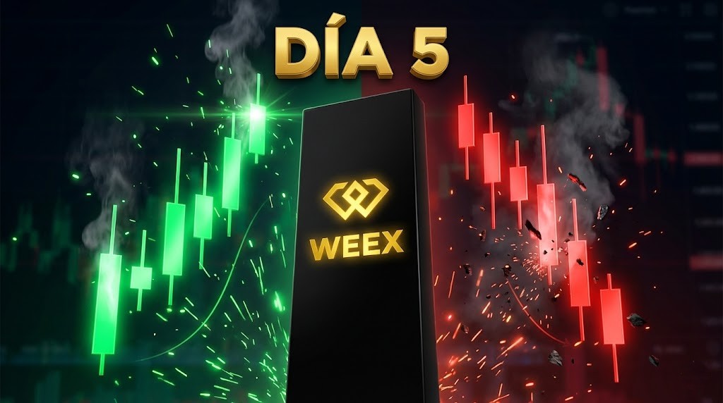 🔮 SEMANA DEL ORÁCULO: DÍA 5 👁️

El mercado nunca duerme, y tú tampoco.

🎯 PREDICCIÓN DE CIERRE SEMANAL: Bitcoin ($BTC) cerrará la vela semanal en VERDE (Subida) o en ROJO (Bajada)?

Parece fácil... hasta que llega el domingo por la noche. 💀

PARTICIPA: 
1️⃣ Sigue a