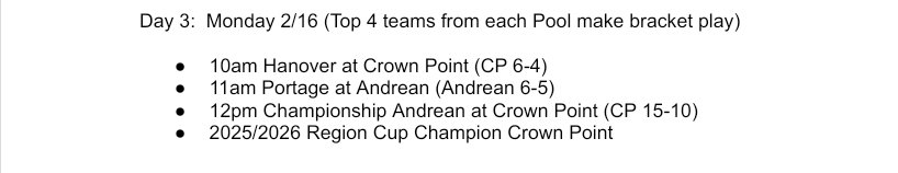 GLSportsHub's tweet photo. Your 2025/2026 REGION CUP Champion is Crown Point HS! Congratulations and thanks to all schools and players that participated! https://t.co/fN30Fdw5nZ