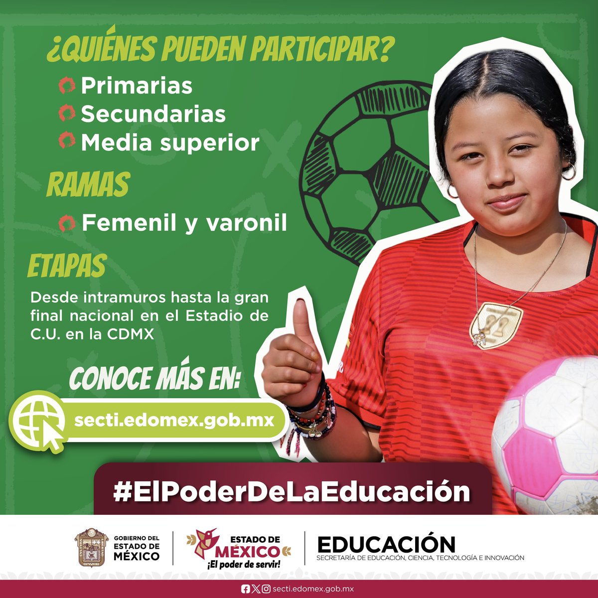 Cbt4Texcoco's tweet photo. ¡Es momento de jugar fútbol! ⚽️ 
Participa en el #mundialito2026 
Conoce más en 👉 https://t.co/Nij8Q8Qnl2
@GobiernoMX
@Edomex 
@dbg_epoem https://t.co/aqVsH4JEKh