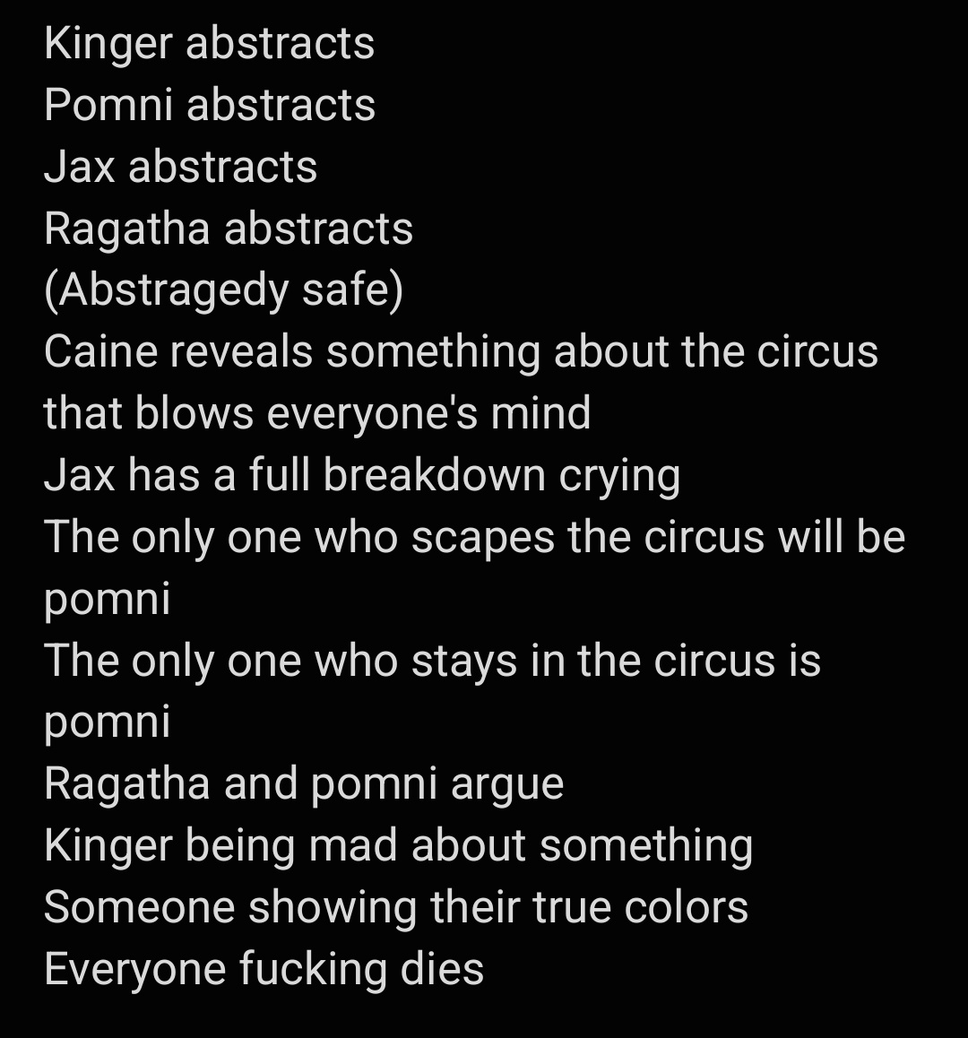 My predictions for episode 8 or whatever