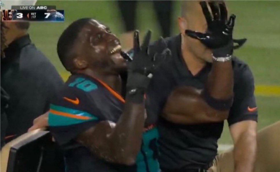 fliff's tweet image. Tyreek Hill realizing Tua isn’t his quarterback anymore