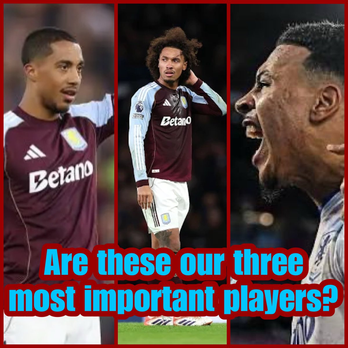 Are these our three most important players when fully fit?

If not, then who is?

Let us know what you think 🗣️ 

#avfc #astonvilla #villa