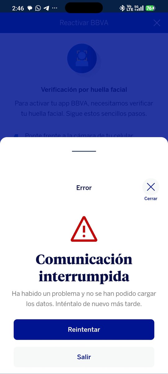 SyoAzure's tweet photo. @BBVA_Mex me sale este error https://t.co/49rEwmWHdJ