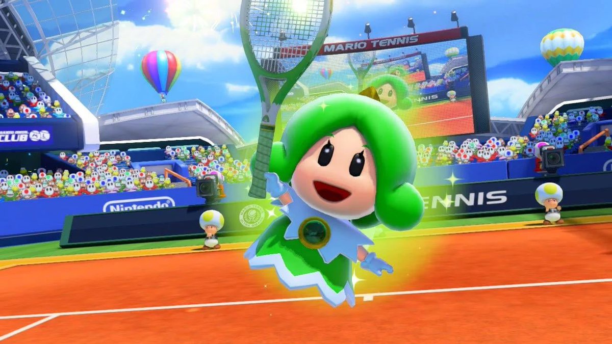 josiah_awkward's tweet photo. Sprixie Princess is too cute of a design to only be playable in that garbage game, Mario Tennis Ultra Smash. Put her in more spinoffs… 💔

She could even have her sisters as costumes in Fever, come on Nintendo. https://t.co/wIaSxxFZUB