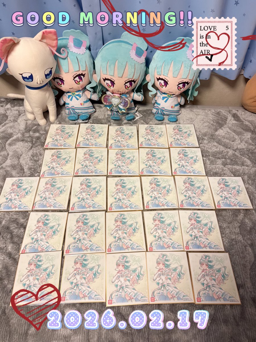 おはまゆ&おはリリアンでございます!! この度、色紙Artの交換・譲渡に