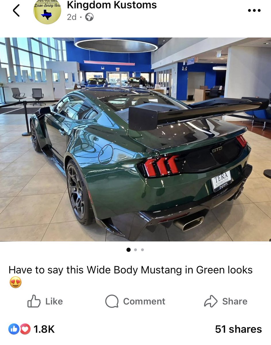 “Widebody Mustang” my ass.