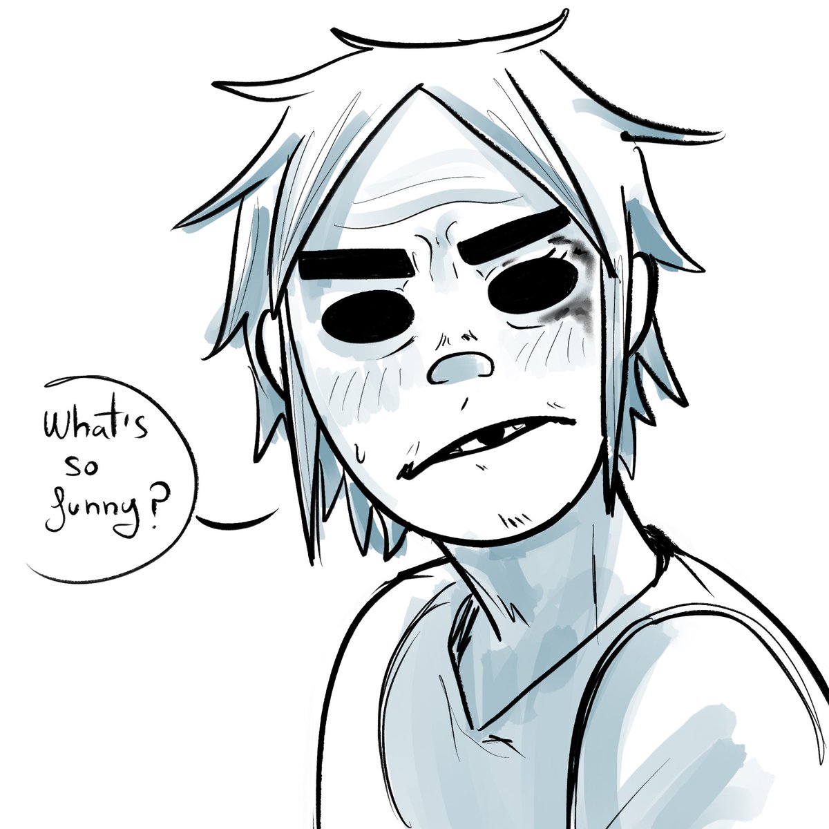 Oh, no, nothing  🐼 #gorillaz #gtwt