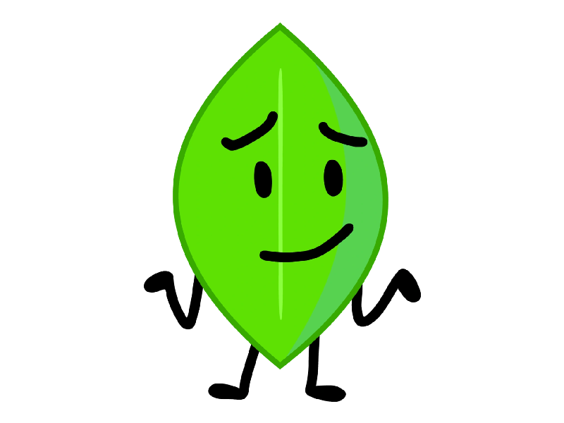 Bfdi Step how to draw Leafy BFDI: step 1: draw a fully detailed stretched out ...