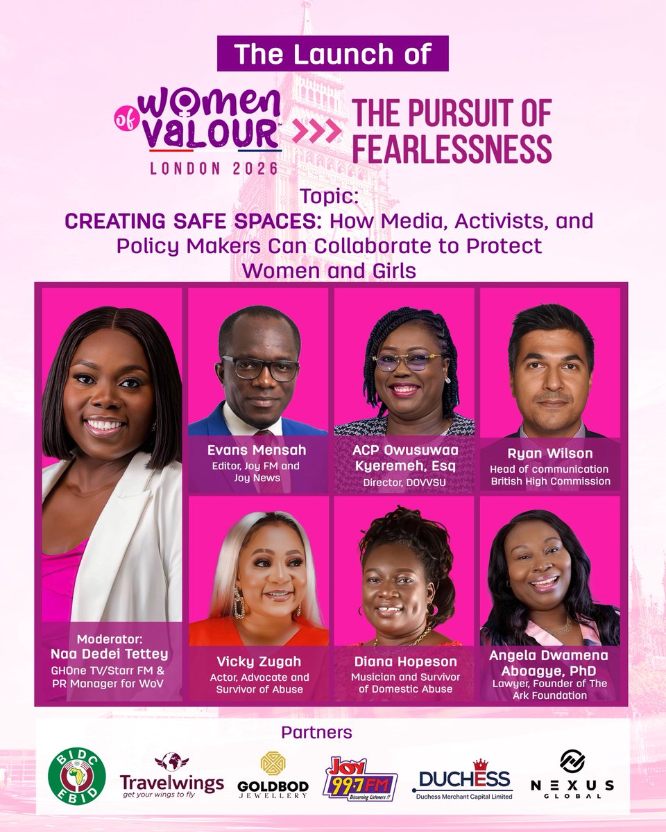 Women of Valour London 2026 begins at home with a powerful conversation on creating safe spaces and real protection for women and girls. 

When media, activists and policy makers work together, voices grow stronger and change becomes real.