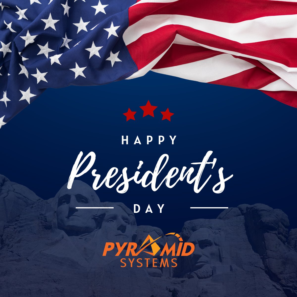 PyramidSystems's tweet photo. Happy Presidents Day 🇺🇸

At Pyramid Systems, we honor the leadership, service, and vision that shape our nation. We’re proud to support federal agencies by delivering secure, modern technology that strengthens public service and drives lasting impact.
#PresidentsDay #PublicService #GovTech #FederalIT