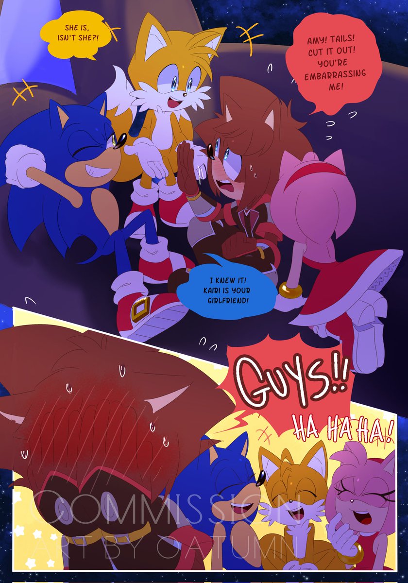 Continuation from the last one 💙 Comic commission for <a href="/ZeroBrony/">Roland Cabral</a> ! Thank you so much! #sonic #kingdomhearts