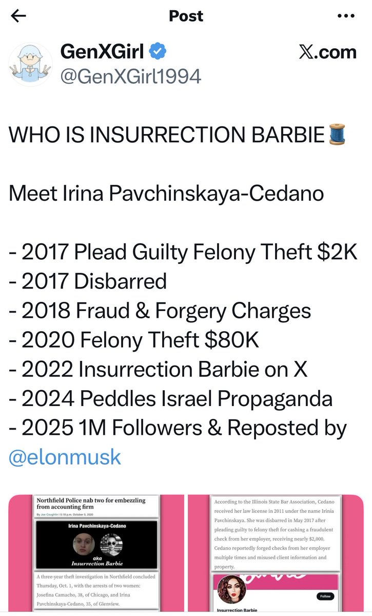 This you? <a href="/DefiyantlyFree/">Insurrection Barbie</a>