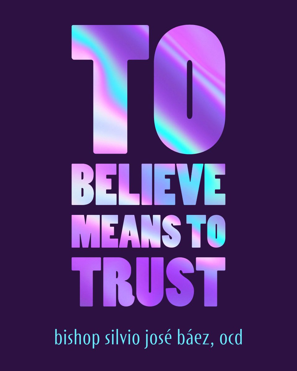 carmelitequotes's tweet image. 🙏 In a world marked by fear and suffering, Bishop Silvio José Báez, O.C.D., calls us to persevere in trust. Even when we cannot understand what befalls us, we remain united to Christ, sustained by the love of God. 

🔗 twp.ai/4iwI32

 #TrustInGod #Perseverance