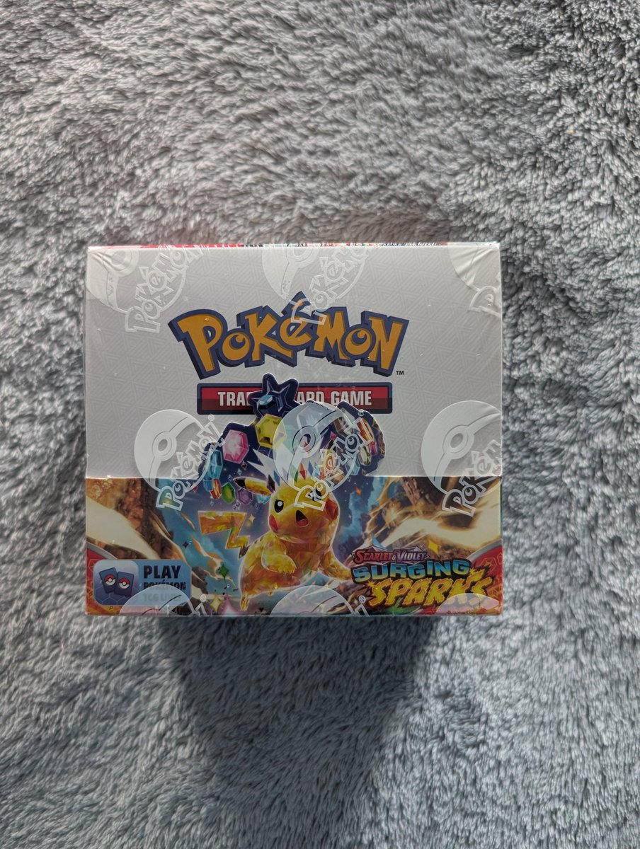 Any trusted mutuals interested in trading a Battle Styles booster box for this Surging Sparks?