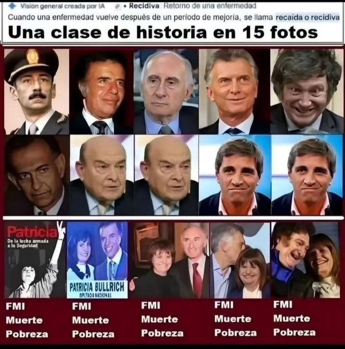 No son 50 años de peronismo, son 50 años de Bullrich.
