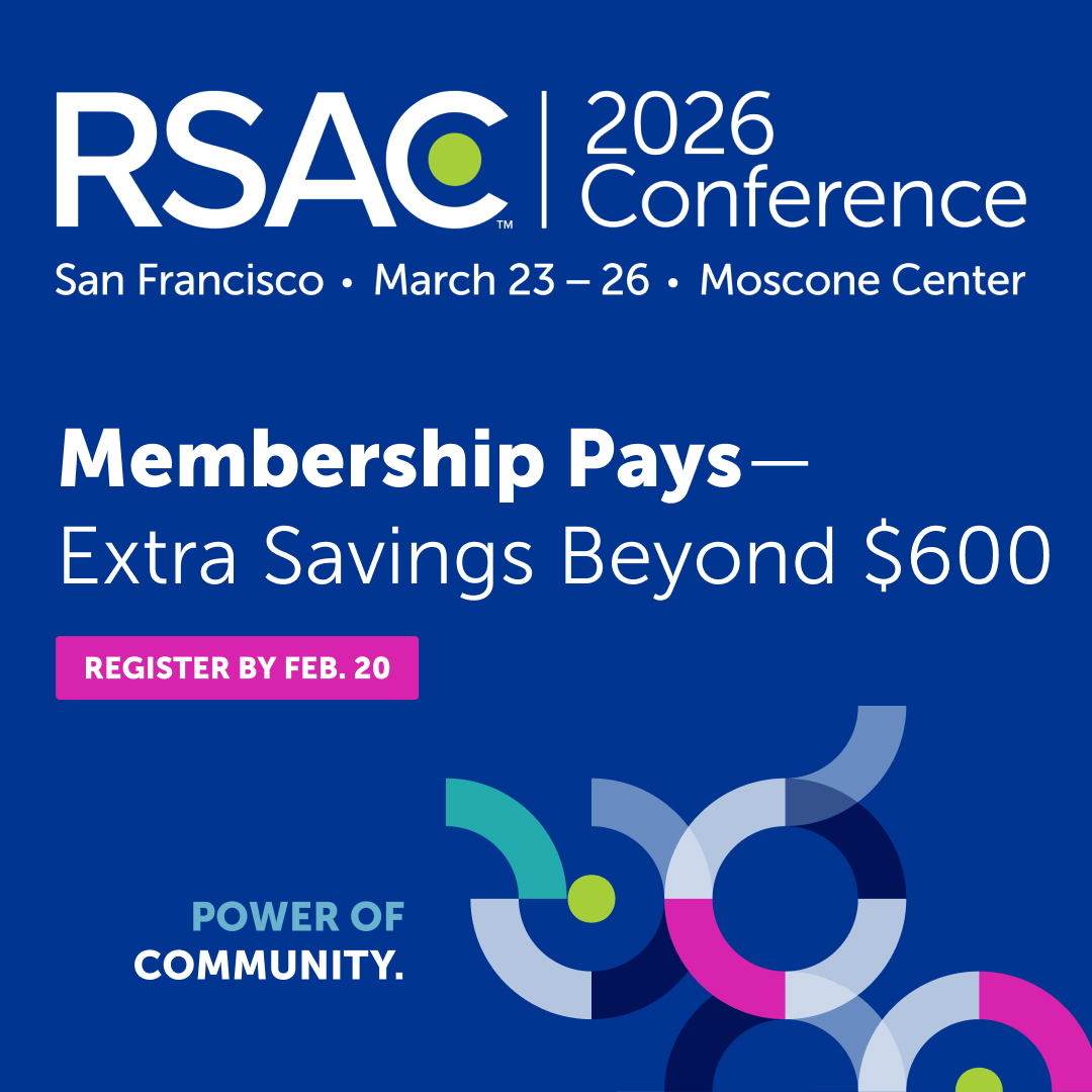 Join your peers across the globe at RSAC 2026 Conference, March 23–26 in San Francisco. DISCOUNT ENDING SOON: Save $600 on an All Access Pass! Register by February 20: ow.ly/uGcs50XKu4B