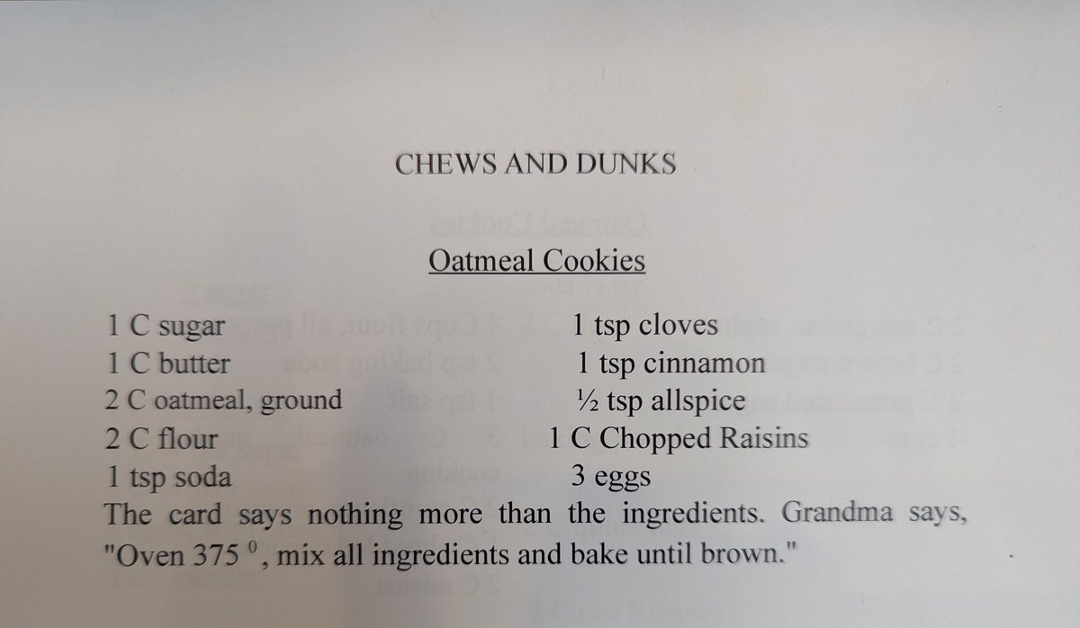 1StephEldridge's tweet photo. Great grandma's cookies never disappoint! I am so happy to have these recipes to continue through generations to come.
Enjoy! Let me know if you make these 🍪 https://t.co/5dkf6iszNP