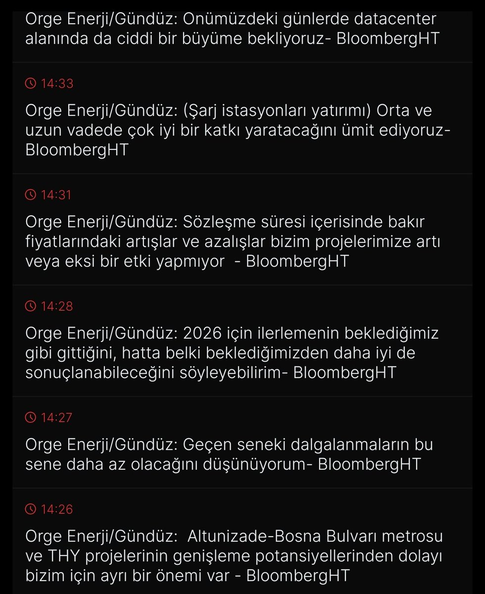 #orge demekki bişeyler düzeliyor diye düşünüyorum demiştim Nevhan bey de geçen sene yeni işler alınırken süreç daha yavaş ileliyordu. Bu sene hızlı gidiyor diye girdi sohbete 😀geçen seneden bu seneye kalan ihaleler var.. beklentilerimiz iyiydi 2026 için ama beklentilerimizden de