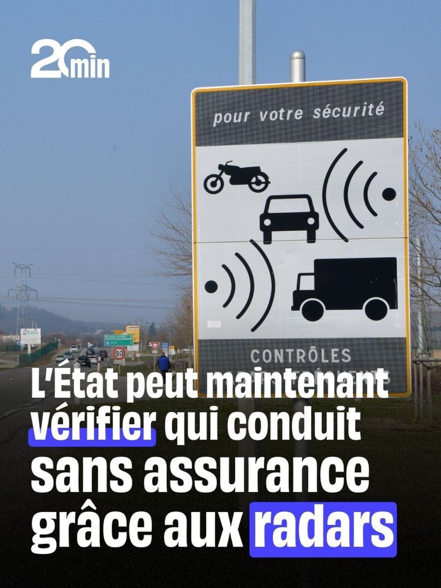 Conduite sans assurance ?

Les radars vont vérifier les plaques 
20min.fr/J1S