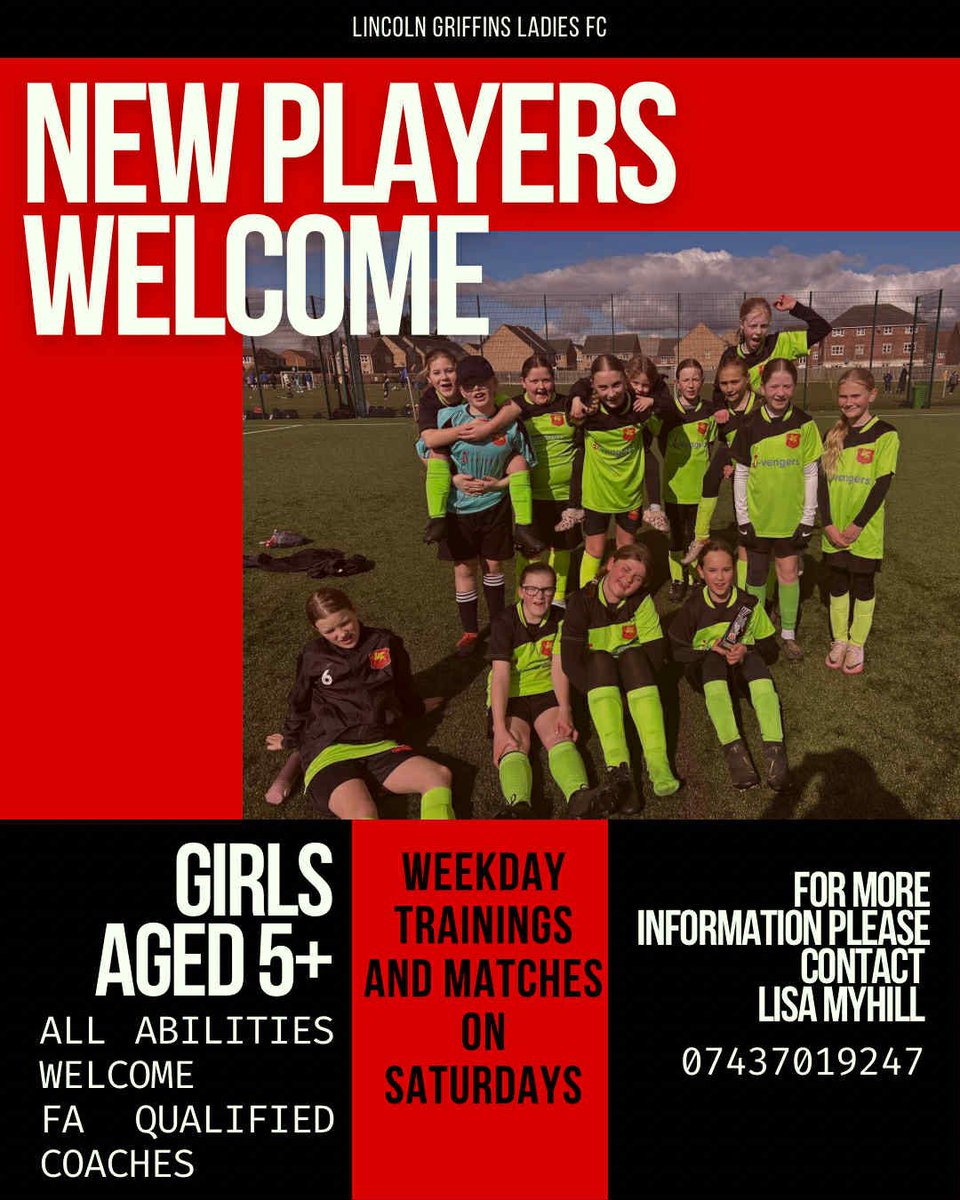 Lincoln Griffins Ladies FC tweet media