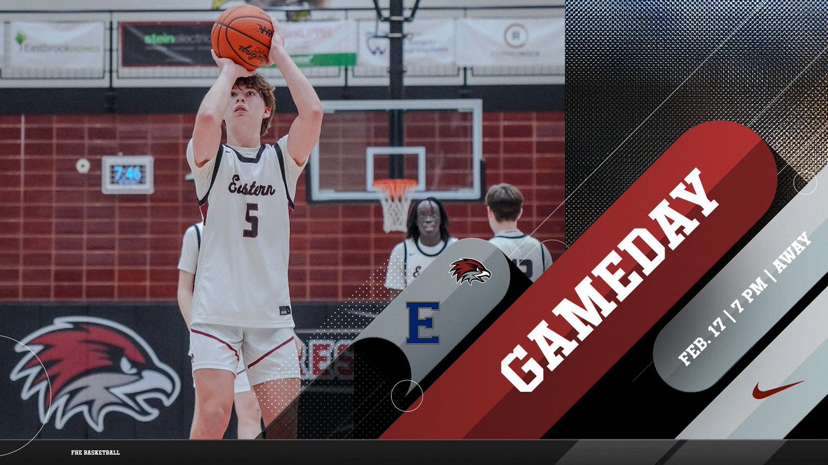 FHE_Basketball's tweet photo. GAMEDAY! Boys Basketball heads to East Grand Rapids to face the Pioneers tomorrow night at 7PM.

JV Tip Off- 5:30PM
Freshman Tip Off- 4:00PM

Let's go Hawks!
#HawkPride https://t.co/72slgQyGTE