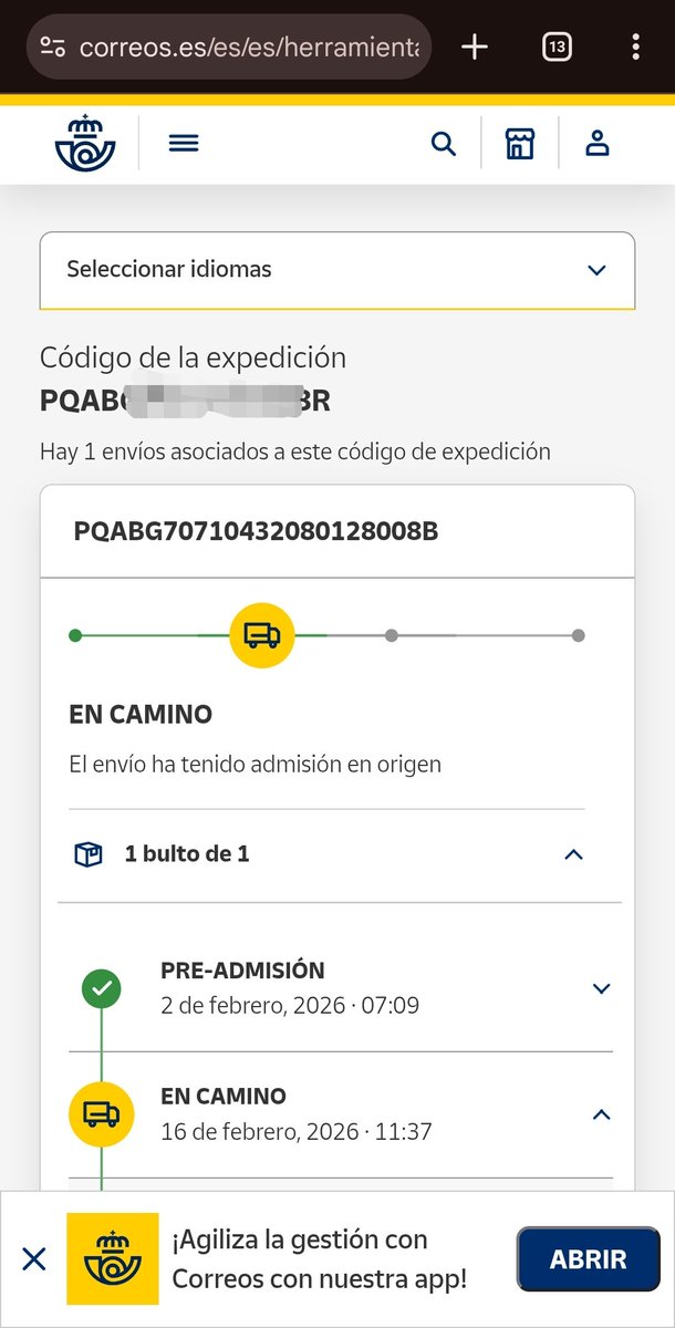 Pablosaezm's tweet photo. @CorreosAtiende @Correos me llego un correo sospechoso de ustedes en donde me dice que llegó un paquete a contrareembolso por 60€. Me va a llegar un paquete a la casa sin haberlo solicitado y con denuncias de otros usuarios de que es una estafa. Lo están atendiendo? https://t.co/hpgMHvMJeN