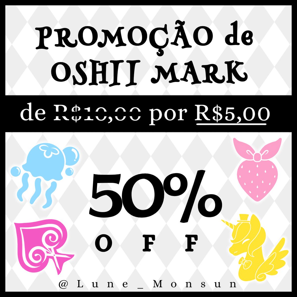 lune_monsun's tweet photo. PROMOÇÃO!!!

Símbolo em silhueta personalizado à sua maneira! Não só ideal para vtubers mas também serve para representar visualmente um personagem original~★

DE R$10,00
POR R$5,00!!

VALIDO ATÉ 18/02

Caso queiram outras comissões, meu portfólio é: https://t.co/id3wzoJSaU https://t.co/lelOil48Ek