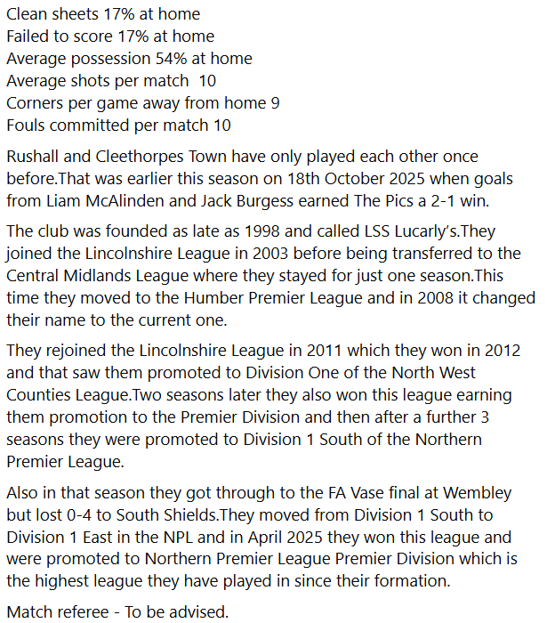 Rushall Olympic F.C. Supporters Club tweet media