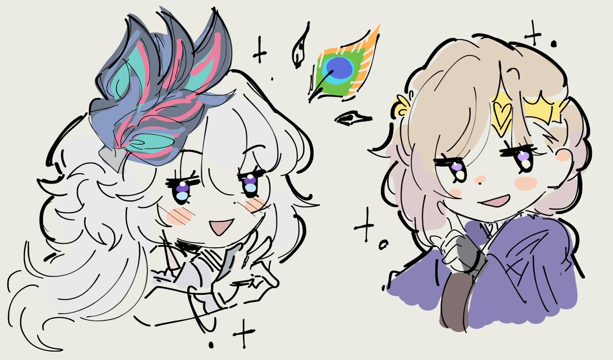 evil and intimidating peacocks