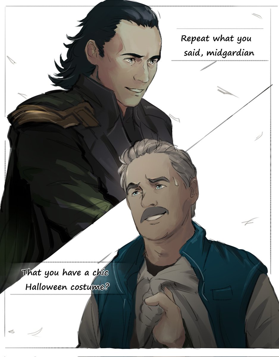 Kira_Sysh's tweet photo. If they had met a little earlier...)

#Loki #Lokius https://t.co/6QYJG8mVtt