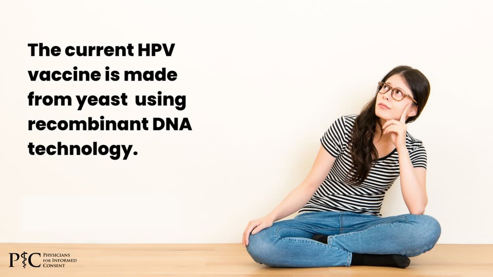 Physicians for Informed Consent ·
Did you know the HPV vaccine is produced using recombinant DNA technology?
This method uses yeast cells to generate specific viral proteins that form the basis of the vaccine.
The Advisory Committee on Immunization Practices (ACIP) has convened a