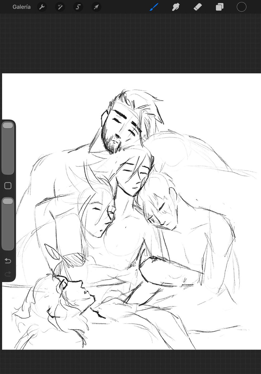 laudrawin's tweet photo. I was encouraged by @stpposting to draw poly Fox (OC) uwu With Gladio, Ignis, Prompto and Dante (OC)
WIP https://t.co/zAYWRY7nHW
