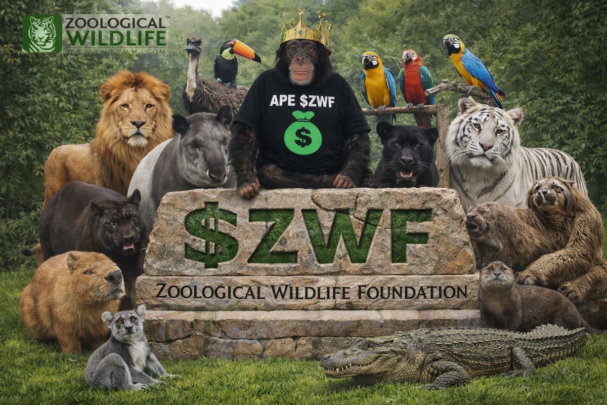 matichribar88's tweet photo. Many good but only is so unique , you never seen before 👀
No project like this.. 
$ZWF ,3m followers across socials with ca in bio, owner onboard and it's a ZOO 🔥
All fees donate to @MarioZWF and his Zoological Wildlife Foundation 🦧🐆🦜🐅

4TUHgR1pNbmZaWyi41XDNGALVvpoK4SaPCDnxeMDBAGS