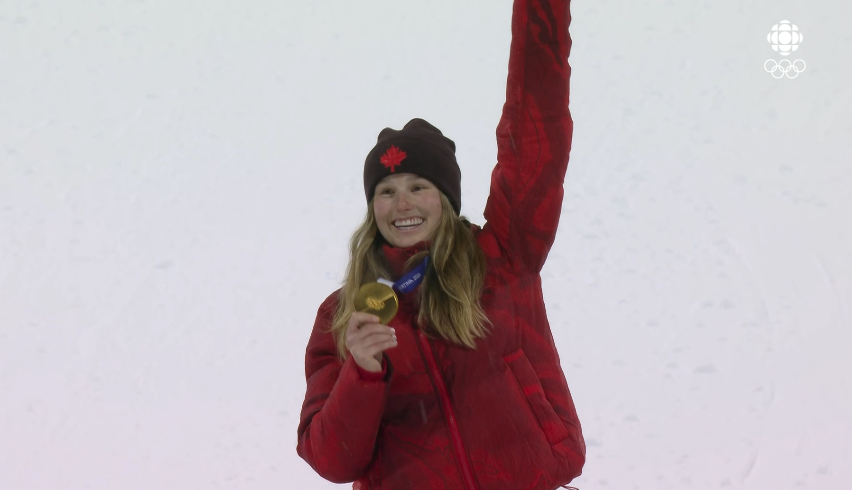 BenSteiner00's tweet photo. From Mt. St. Louis Moonstone to the top of the Olympic podium. 

O Canada plays for the second time in as many days at the Milan-Cortina 2026 Games. 

A second Olympic medal for Megan Oldham. https://t.co/hj8J0Hi3fN