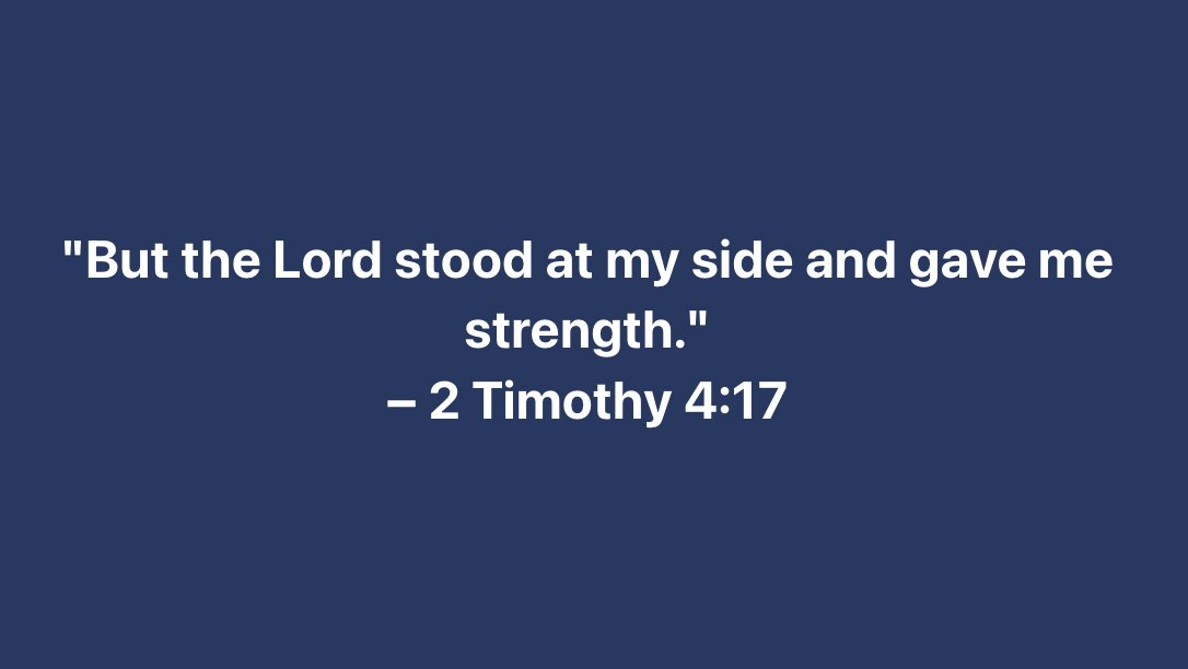 HE MAKES US STRONG. #WYLL