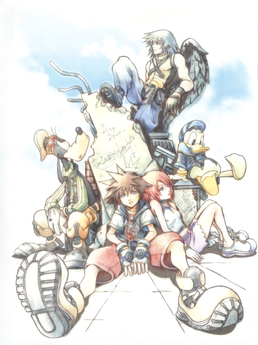 #Illustration│Kingdom Hearts ― "Guardians of Light" 🗝️☁️

Artist: Tetsuya Nomura