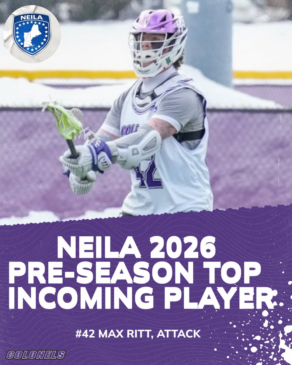 Congrats to FR Max Ritt for being named to the @neila_lax pre-season top incoming players watch list! #currymlax #bethebest #neila