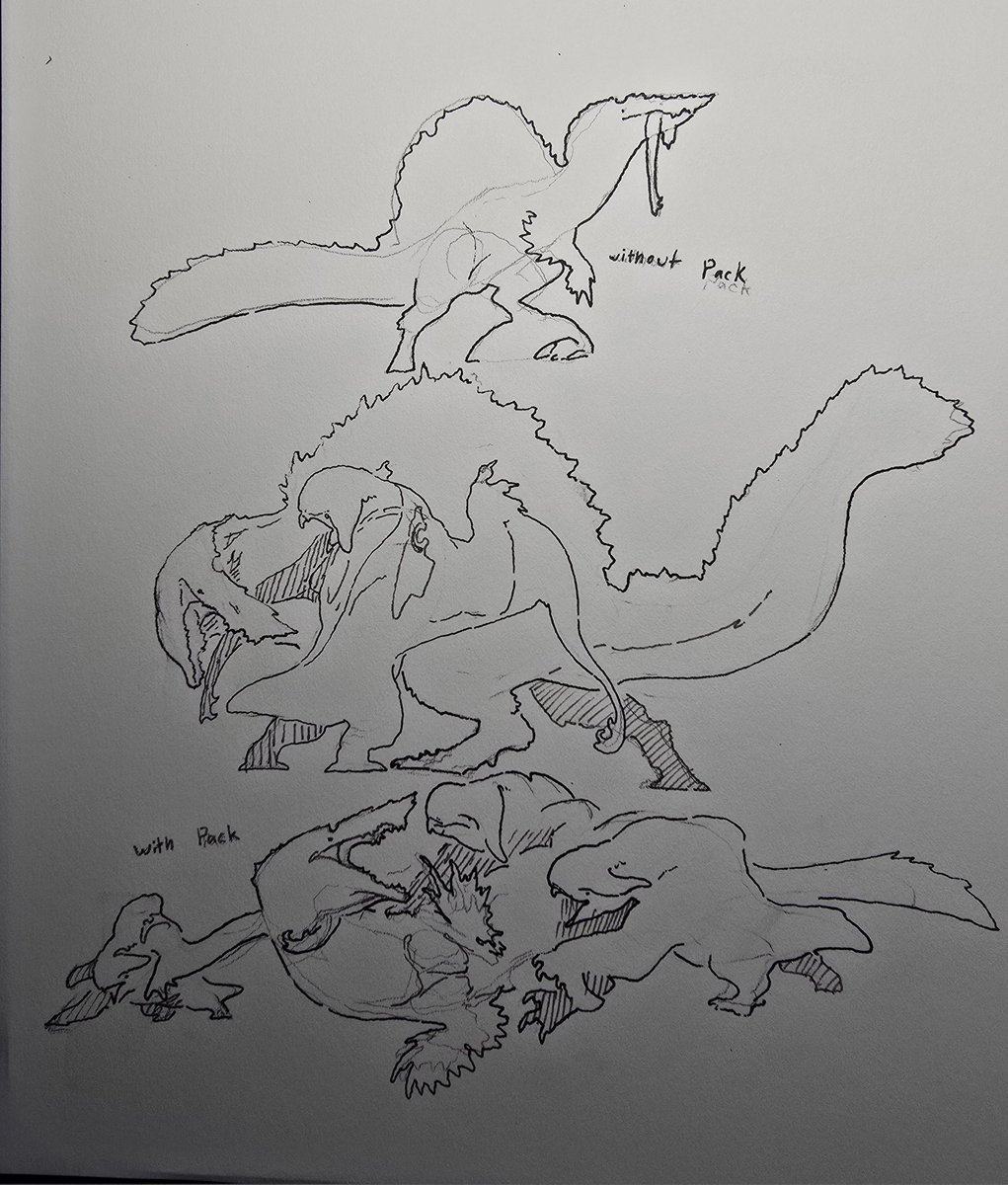 The pilot whale wyvern is already quite strong on its own (around the power of the sub apexs of wilds). But their real strength comes from the synergy they have when fighting in a pack.

Easily toppling and throwing monsters that are significantly larger than themselves